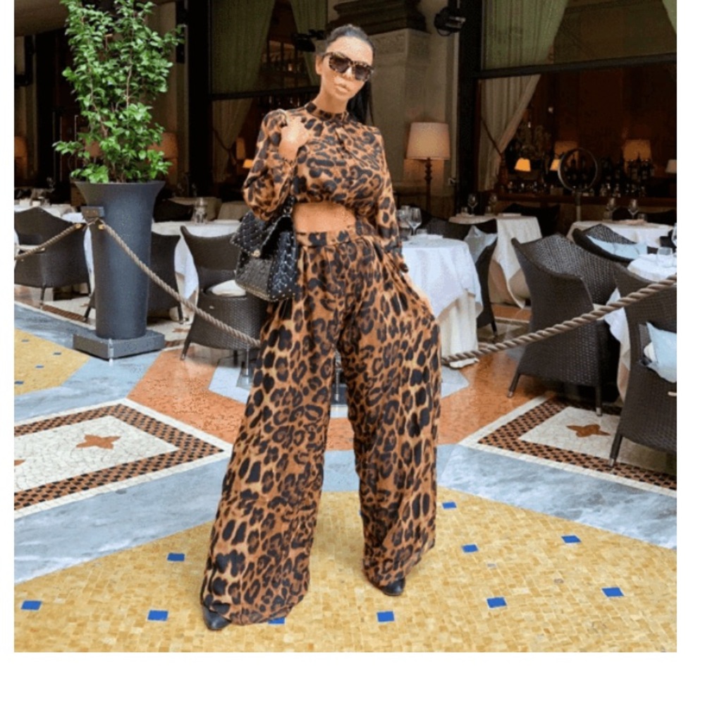 Quinn Leopard two piece CHRISTMAS SALE